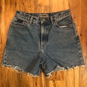 Patch Vintage Denim Shorts